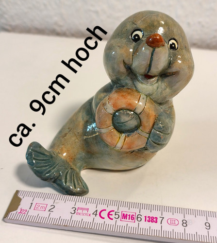 Robbe seehund dekofigur - seehund,