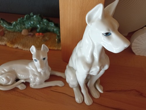 Porzellan hundefiguren - 2,