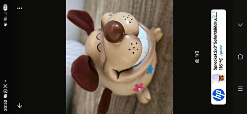 Gilde keramikfigur hund - keramikfigur,