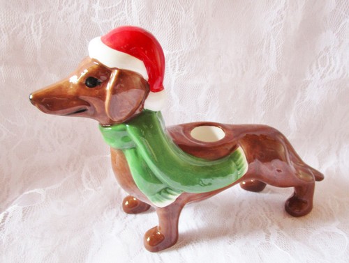 Figur kerzenhalter dackel - kerzenhalter,