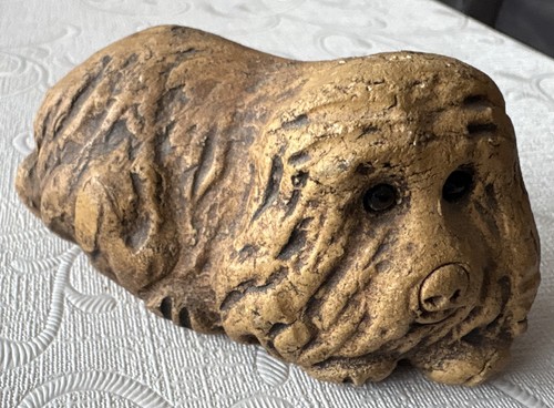 Hund skulptur figur vintage - skulptur,