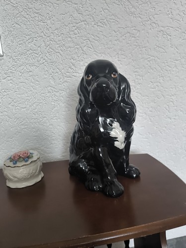Große vintage keramik - vintage, hund