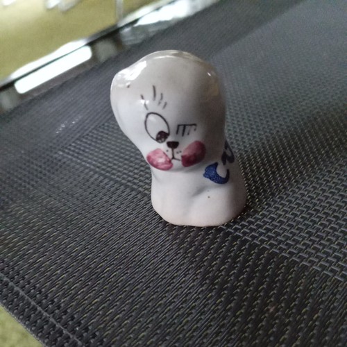 Keramik hund setzkasten figur - keramik,