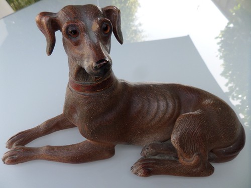 Italienische keramik windhund - keramik,