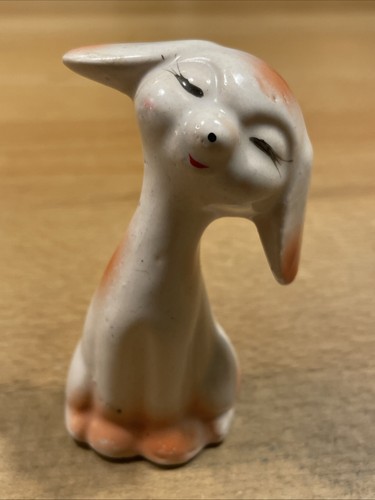 Vintage keramik figur hund - vintage,