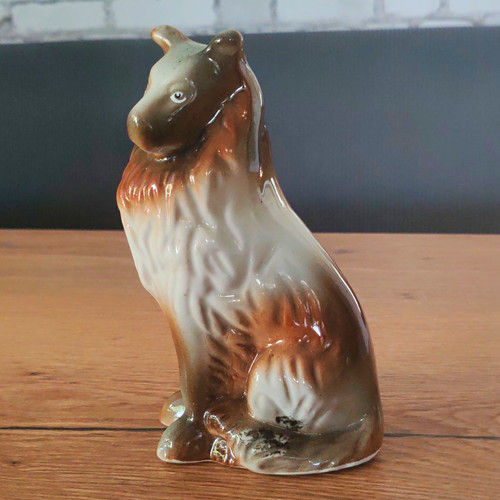 Keramik figur hund - keramik,