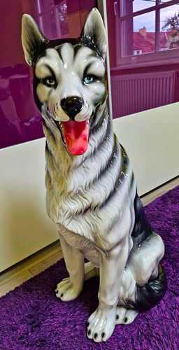 Keramikhund siberian husky - keramikhund,