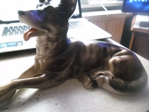 Schäferhund,Keramik,Länge27c