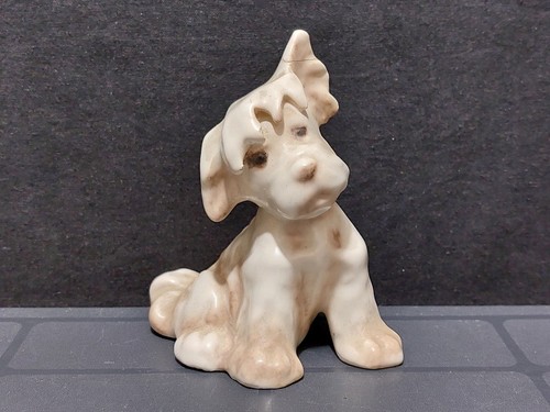 Terrier keramik hund figur - keramik,
