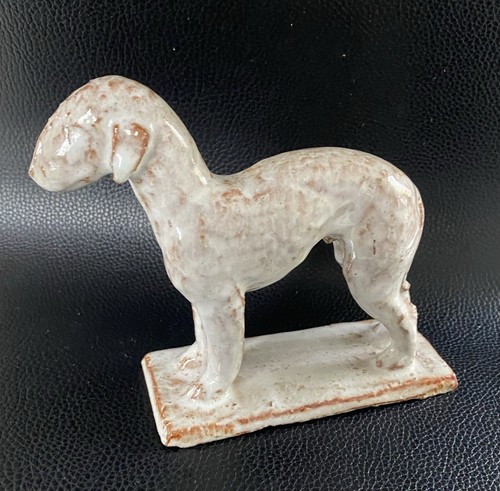 Keramik figur hund - figur,