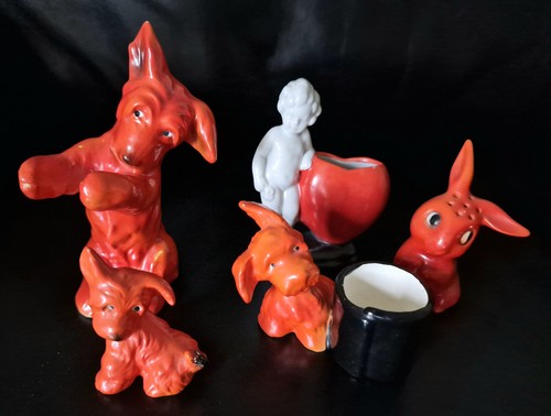 Keramik herzvase putto - keramik,