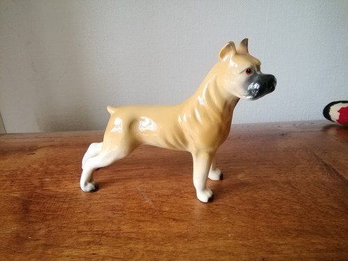 Hübsche porzellanfigur hund - hübsche,