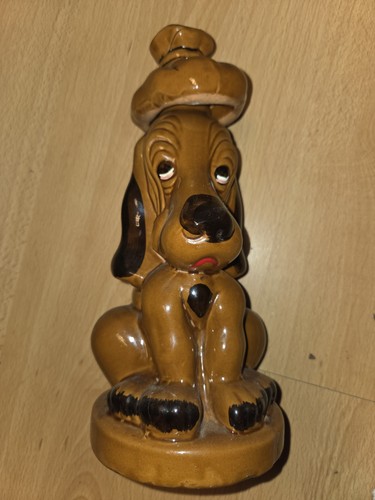 Vintage motivflasche hund - vintage,