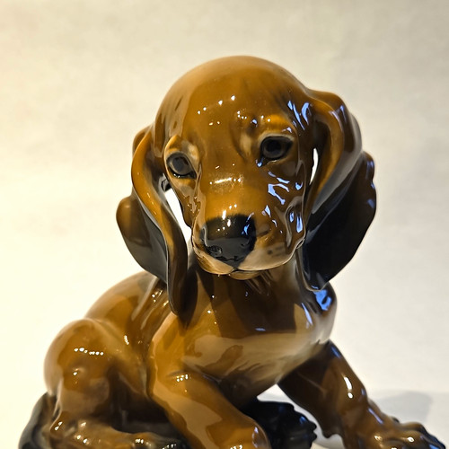 Rosenthal keramikfigur hund - keramikfigur,