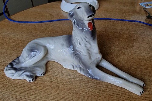 Nonna keramikfigur windhund - keramikfigur,